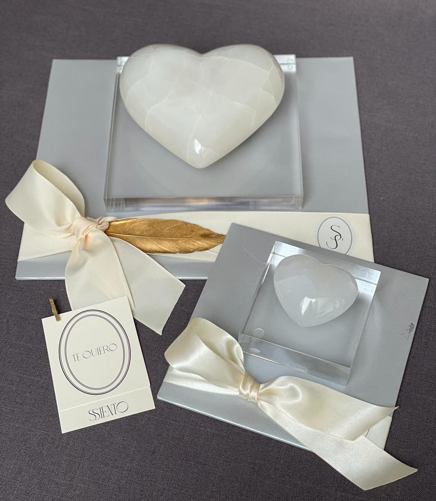 CORAZÓN SENCILLO DE PIEDRA ONIX 3D - Imagen 3