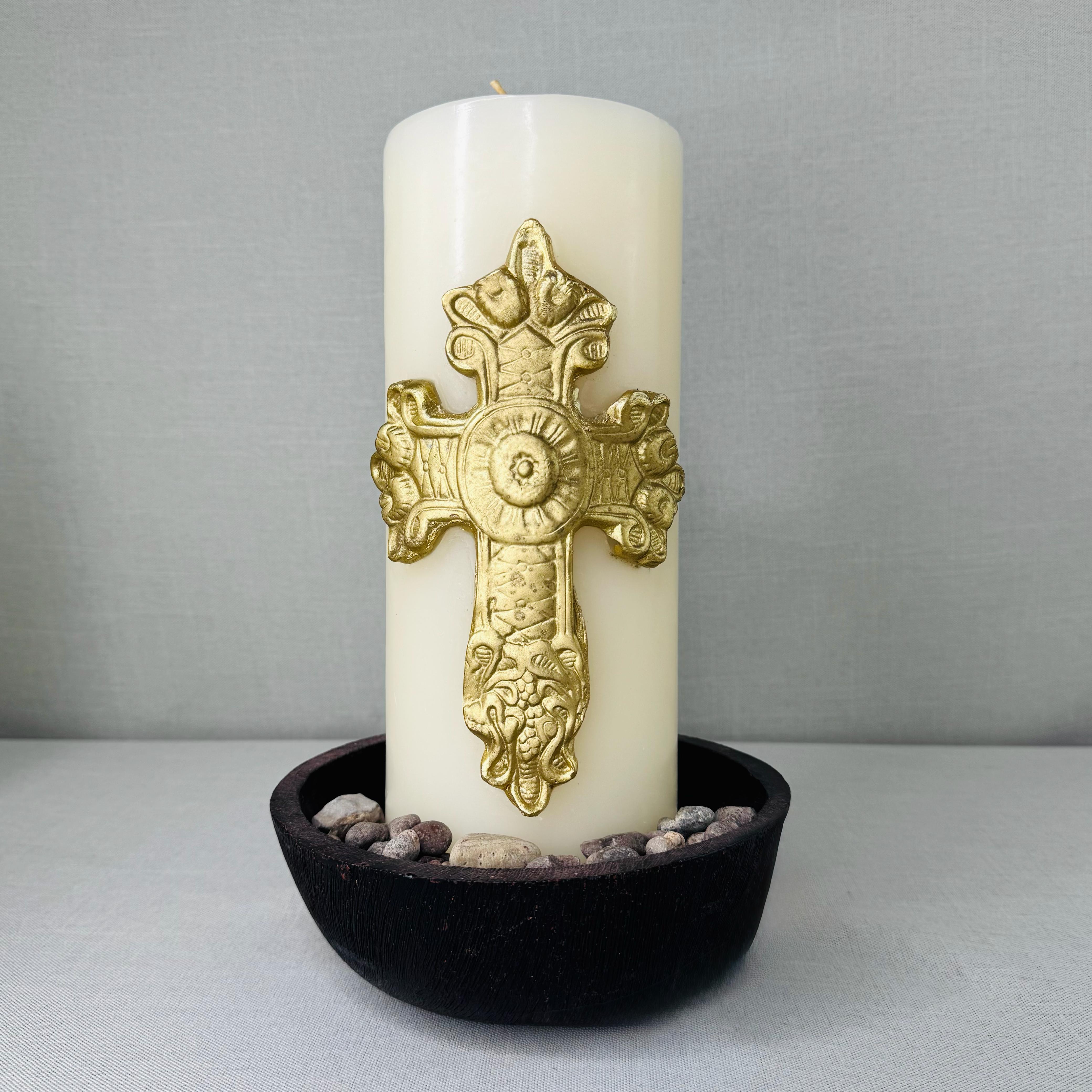 BOWL GRIS Y CAFÉ CON CIRIO - Imagen 2