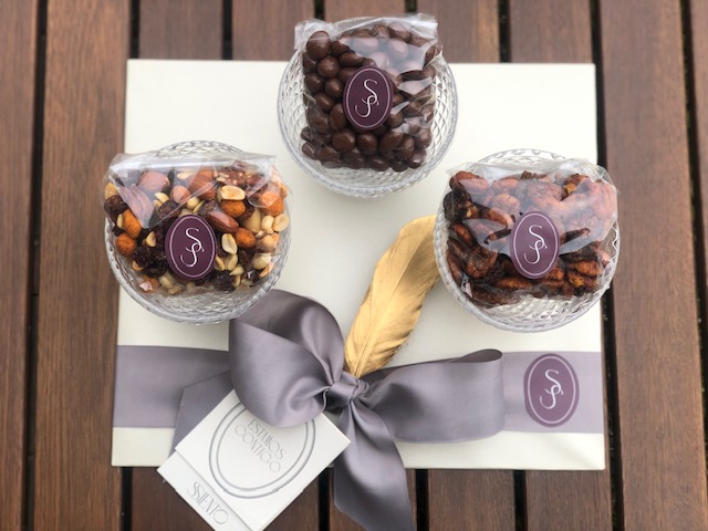 3 BOWLS CON BOTANA SALADA Y DULCE