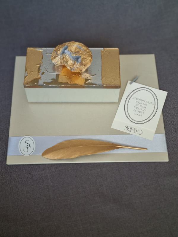 CAJA DE ACRÍLICO CON PIEDRA NATURAL - Imagen 5