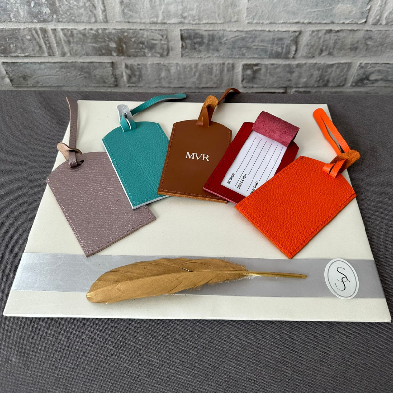 Tags para maleta de piel