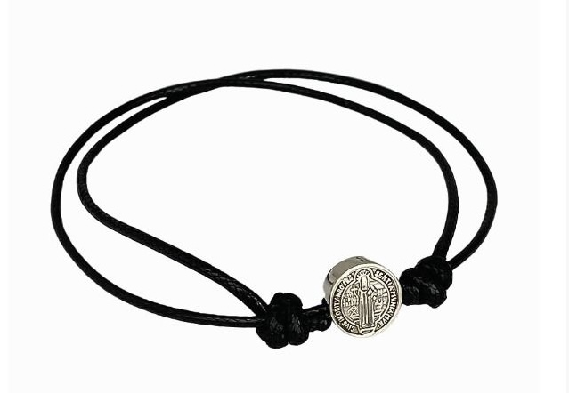 Pulsera San Benito de hilo ajustable - Imagen 2