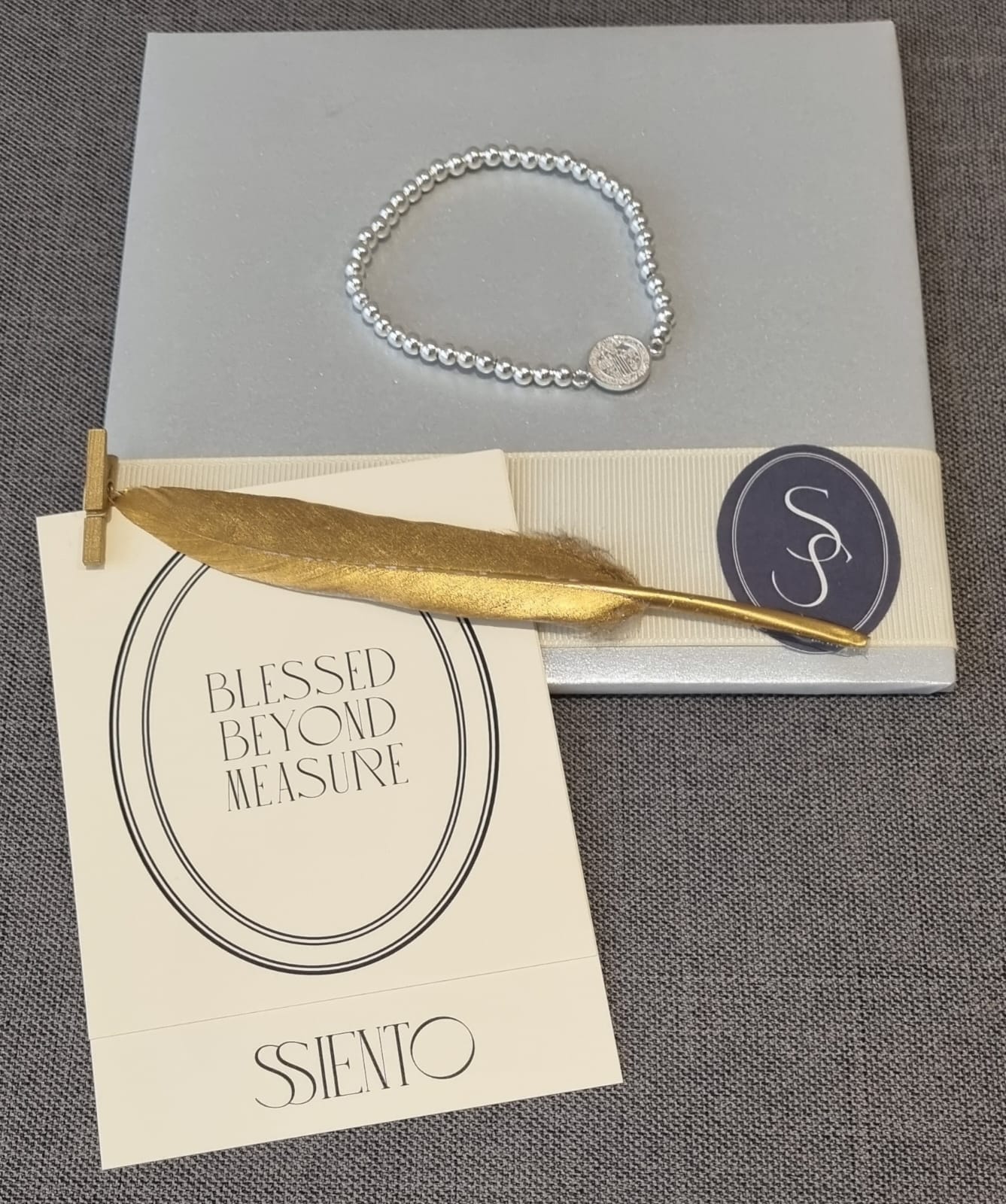 Pulsera San Benito de plata - Imagen 3