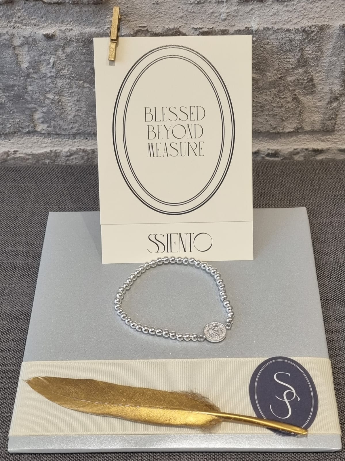 Pulsera San Benito de plata