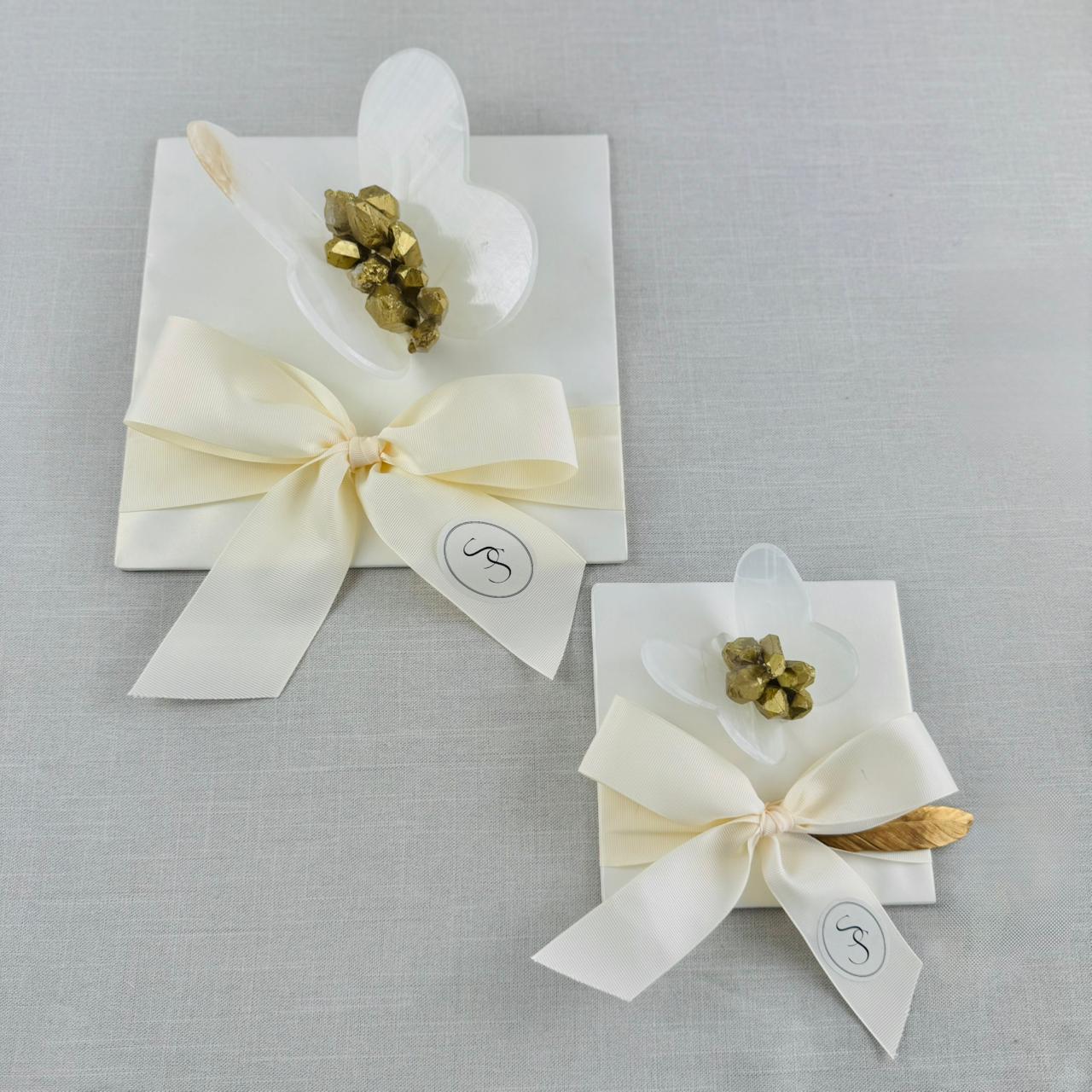 MARIPOSA DE ÓNIX CON CUARZOS - Imagen 2