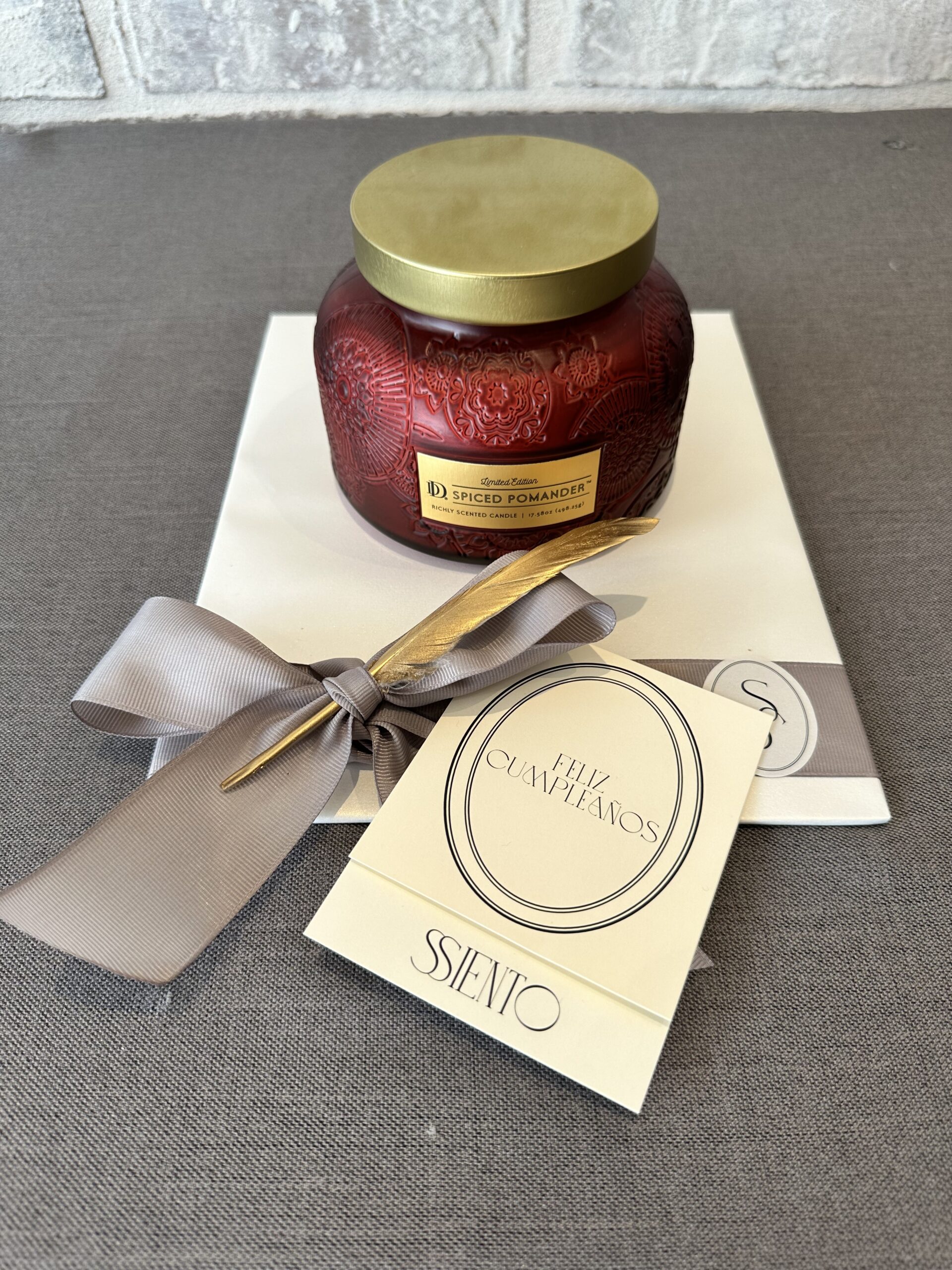 Vela grande con olor