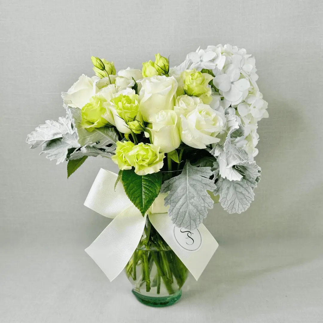 Flores Blancas Hortensia