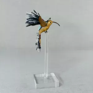 COLIBRIS CON CUARZOS Y BASE DE ACRÍLICO