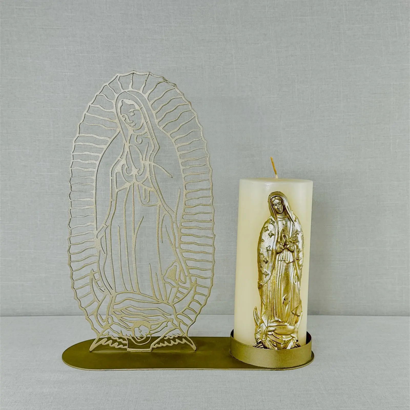 VIRGEN CON ALTAR