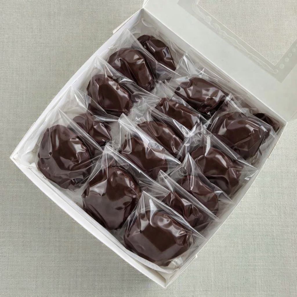 DURAZNO PRENSADO EN CAJA con Chocolate